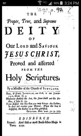 Download The Proper, True, and Supreme Deity of Our Lord and Saviour Jesus Christ, Proved and Asserted From the Holy Sciptures - Alexander Moncrieff | ePub