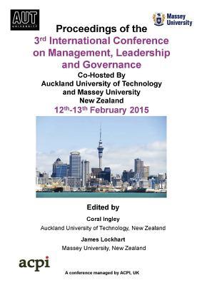 Download The Proceedings of the 3rdinternational Conference on Management, Leadership Andgovernance - Coral Ingley | PDF