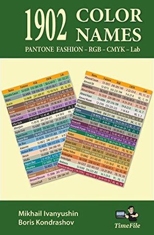 Download 1902 Color Names: PantoneFashion – RGB – CMYK – Lab - Boris Kondrashov file in PDF