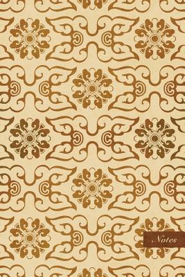 Read Notes: 6x9 Ruled Lined Notebook - Spiral Curve Cross Frame Chain Vine Round Flower - Retro Brown Worn Out Vintage Seamless Pattern Cover. Matte Softcover and Cream Interior Papers. -  | PDF