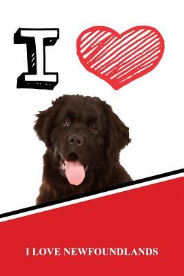 Full Download I Love Newfoundlands: Blank Cookbook Recipe Journal Featuring 120 Pages 6x9 -  | PDF