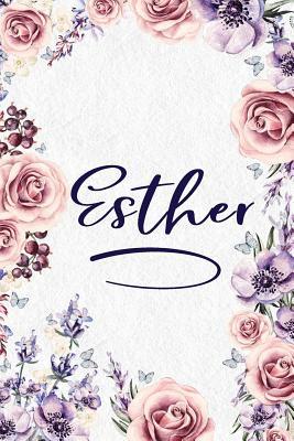 Read Esther: Personalized Name Lined Journal - Gift Notebook for Women and Girls - Lora Pencils | ePub