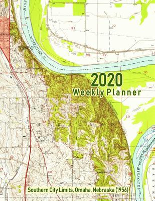 Download 2020 Weekly Planner: Southern City Limits, Omaha, Nebraska (1956): Vintage Topo Map Cover -  | ePub