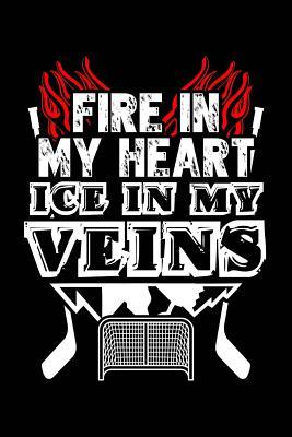 Download Fire and Ice: Notebook for Hockey Ice Hockey Players Fans 6x9 in Dotted Bullet Journal - Henry Hockeyastic file in PDF