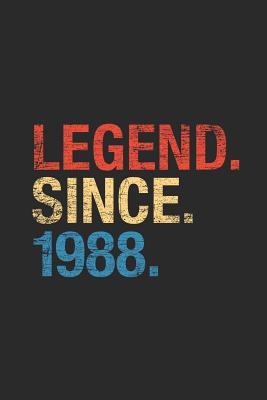 Read Legend Since 1988: Dotted Bullet Grid Notebook / Journal (6 X 9 -120 Pages) - Birthday Gift Idea - Legend Publishing file in ePub