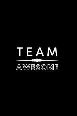 Download Team Awesome: Classic Medium Lined Journal/Diary for Everyday Use Solid Black - Happy Day | ePub