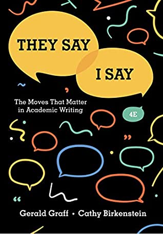 Full Download They say i say: the moves that matterin Academic writing 4th edition - Gerald Graff file in ePub