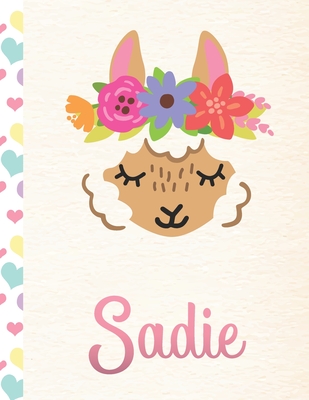 Read Sadie: Personalized Llama Journal For Girls - 8.5x11 110 Pages Notebook/Diary With Pink Name - Llama Journals | ePub